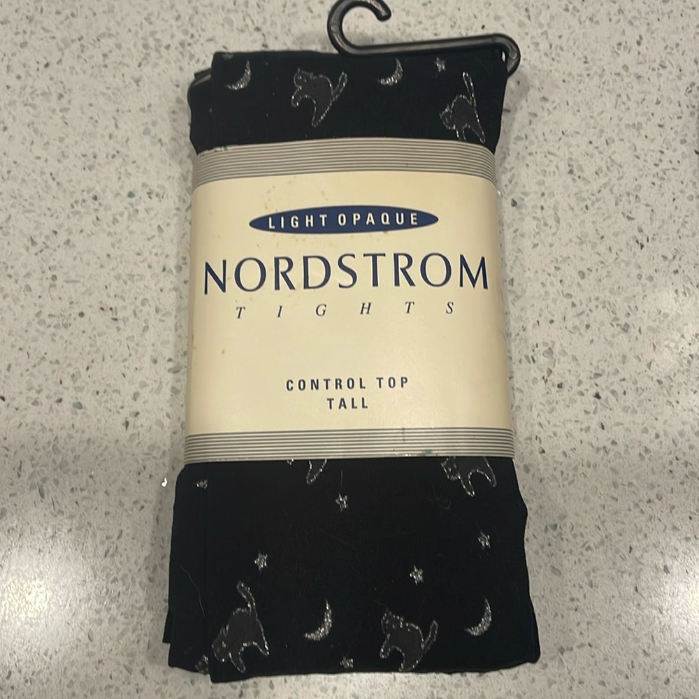Halloween stockings control top tall w/sparkly 🐈‍⬛⭐️🌙 by Nordstrom